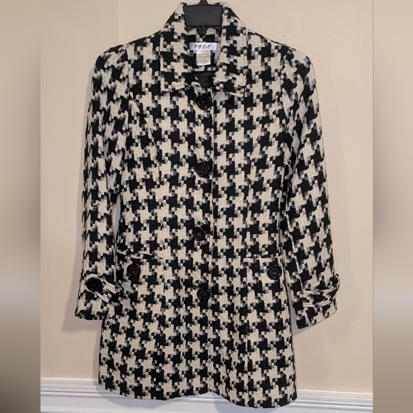 Houndstooth Peacoat - Picture 1 of 9